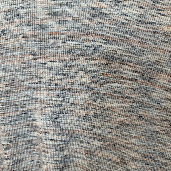 We The Free Women’s Long Sleeve Cowl Neck Gray Multicolored Ribbed Tunic Sz S GU - Picture 3 of 8